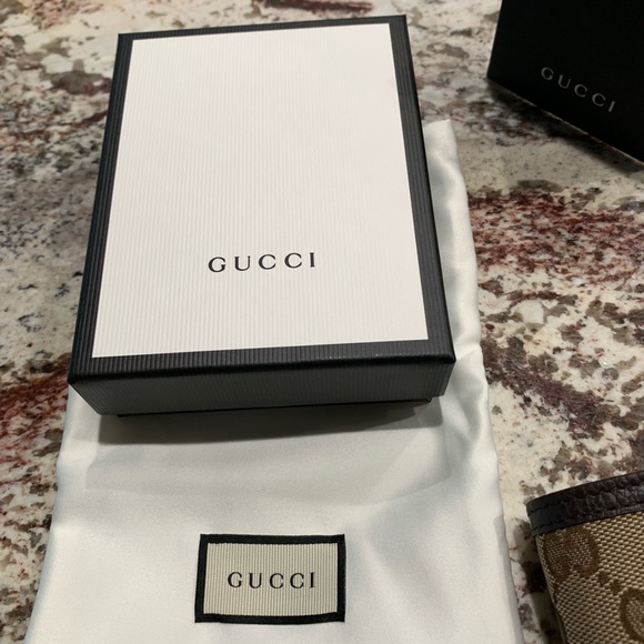 Men’s Gucci canvas bifold wallet authentic - Picture 4 of 6